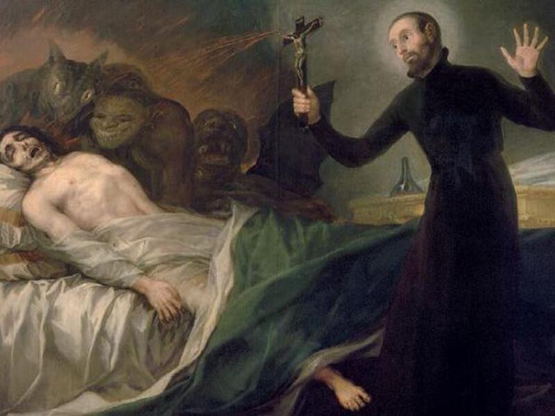 Image of an exorcism