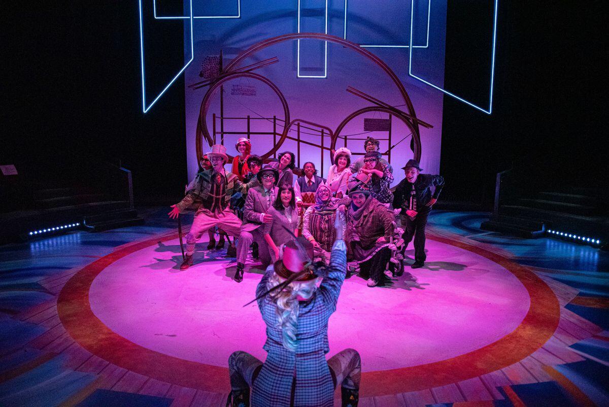  A still from a VCUarts Theatre production of \"James and the Giant Peach.\"