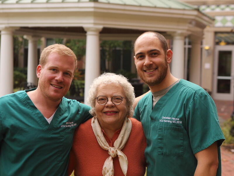 Brothers Will and Christian Hayes with their cousin, Corinne Dorsey.