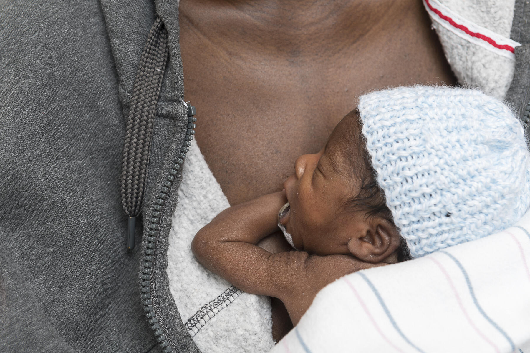 The comfort of kangaroo care and skin-to-skin-contact, provided as soon as safely possible for a newborn and as often as possible for an infant in the NICU, supports attachment and bonding for both the infant and parent and provides a calm, soothing environment closer to what the baby experienced before birth.
