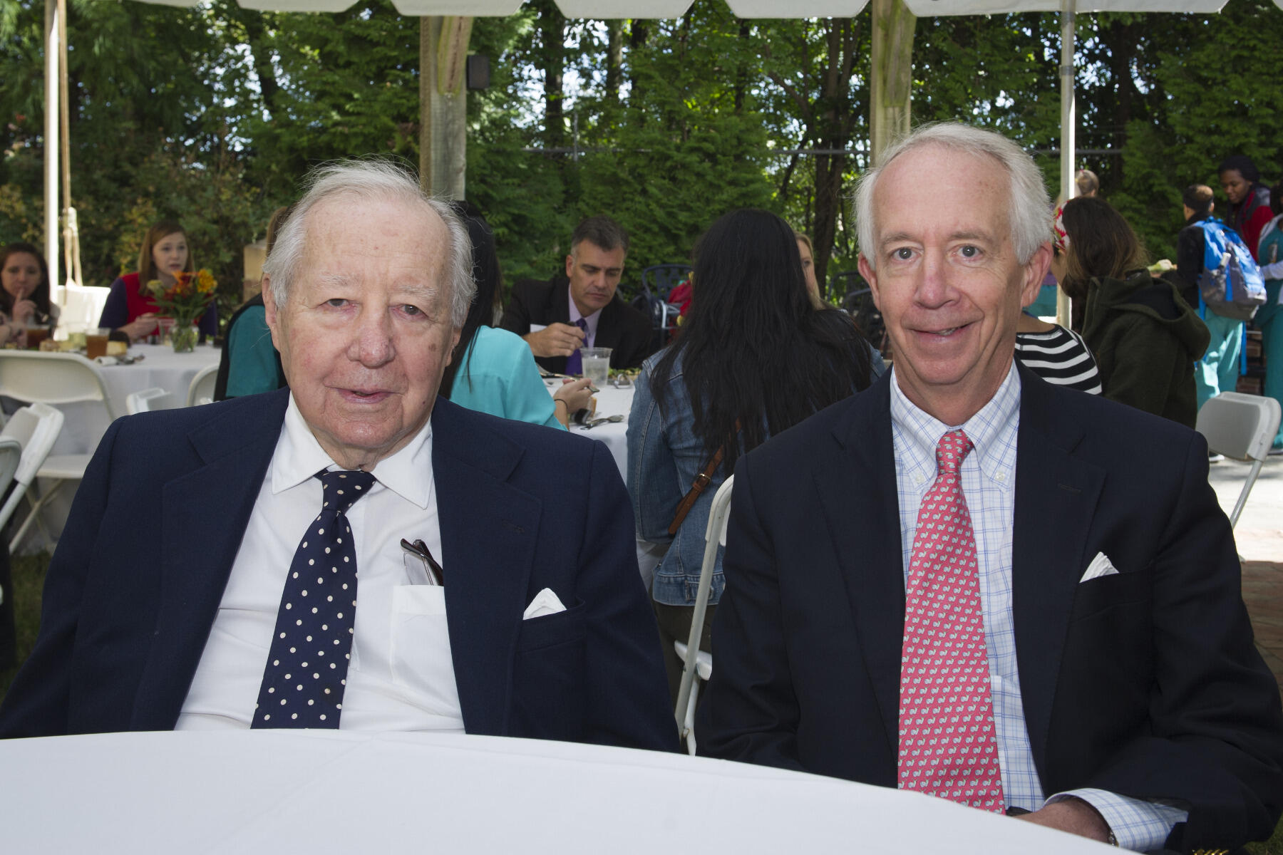 Hobie Claiborne, M.D., and Herbert Claiborne, III, trustees of the Lettie Pate Whitehead Foundation.