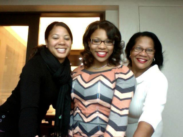 (Left to right) Sheronda Bynum, Darice Etienne and Carol Belton-Bynum.