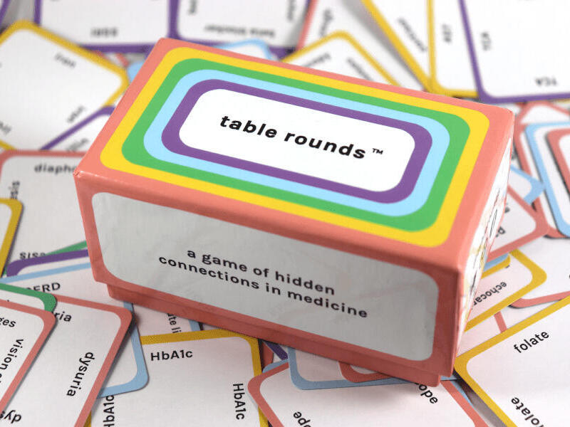 box for a card game called table rounds