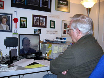 James P. McCullough Jr., Ph.D., a psychology and psychiatry professor at VCU, spent 25 years developing the Cognitive Behavioral Analysis System of Psychotherapy. One professional who benefits from McCullough's online training is Dr. Toshi Furukawa, chairman of the Department of Psychiatry at Nagoya City Medical School, who interacts with McCullough from Nagoya City, Japan.

Photos by Mike Porter, University News Services