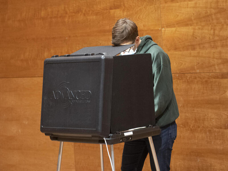 Voting on Election Day 2021 at Virginia Commonwealth University