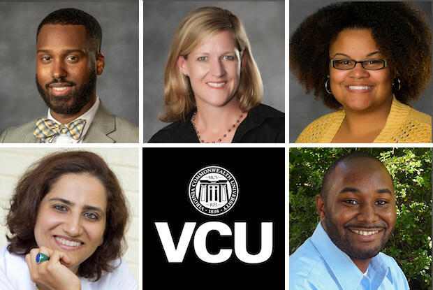 2020 PACME honorees, from top left: Henry Lewis, Tegwyn Brickhouse, Stevara Clark, Mariam Alkazemi and Calvin Hall.