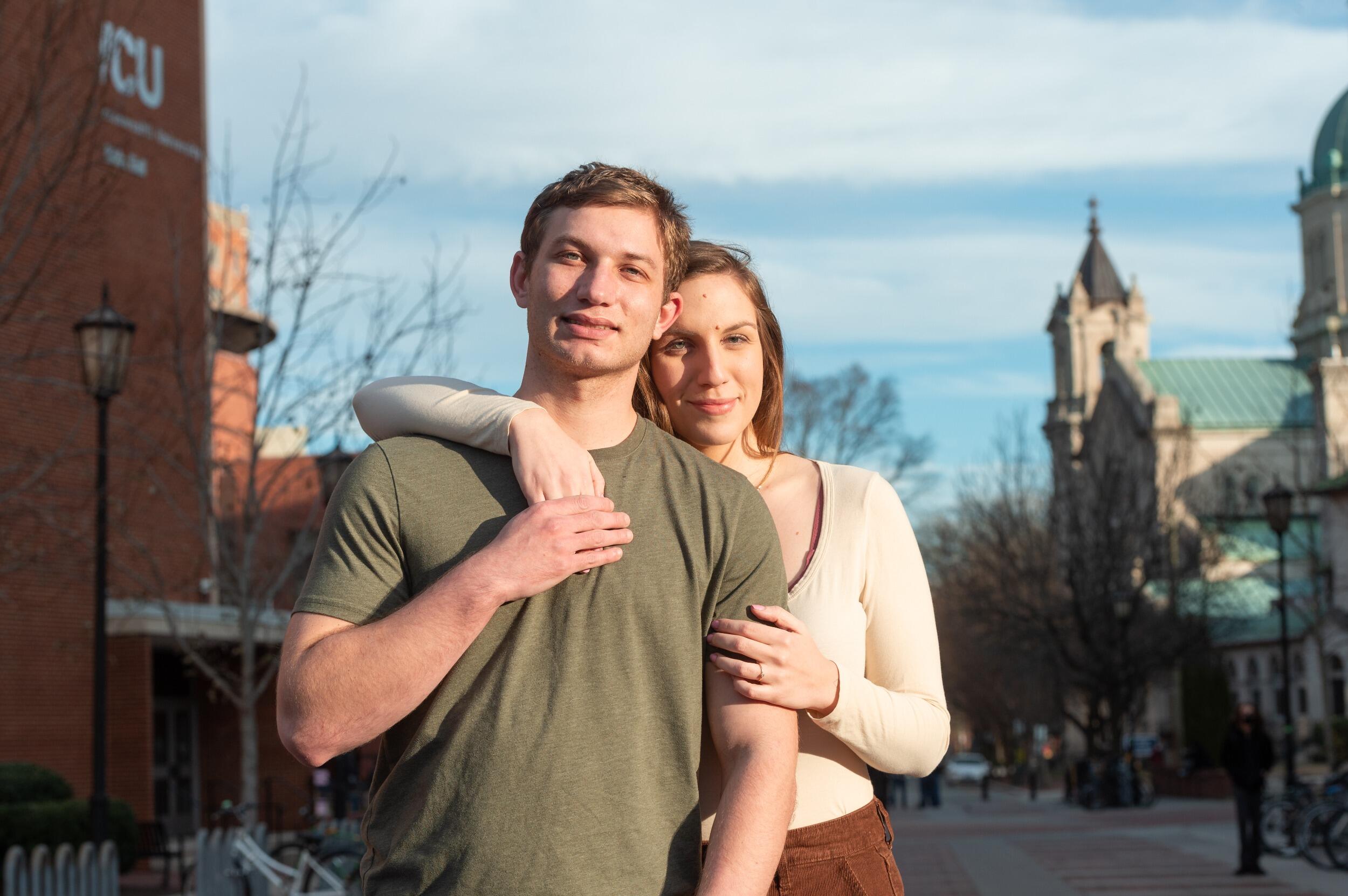 Greg Podolak and Eliza Thrall. 