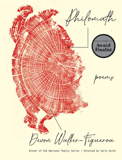 Book cover for Devon Walker-Figueroa's \"Philomath\"