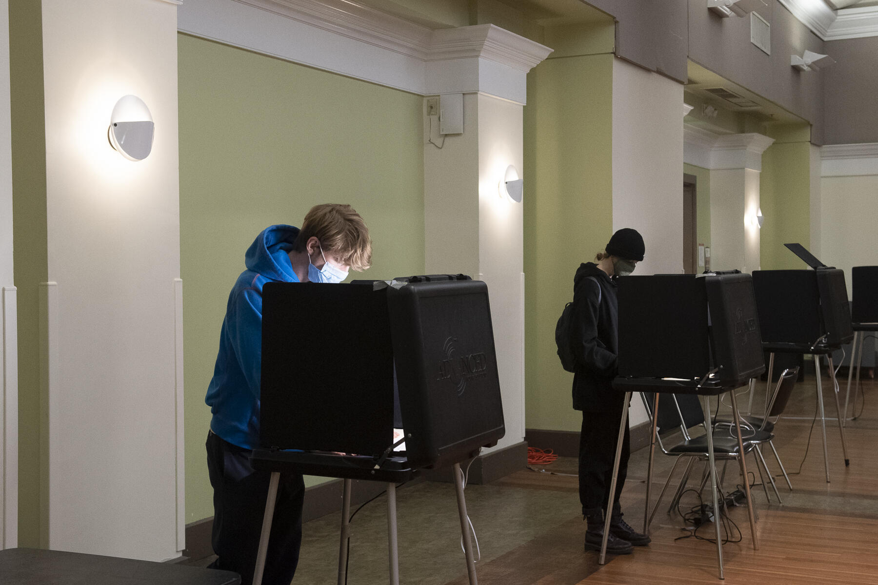 Voting on Election Day 2021 at Virginia Commonwealth University