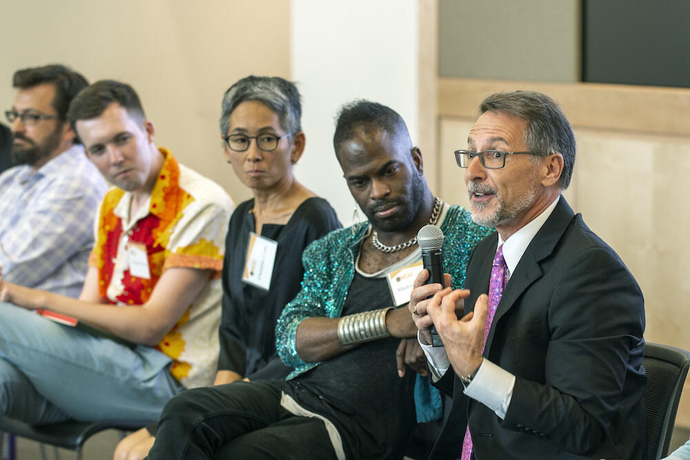  In September, LGBTQ scholars from across VCU presented their research at an event, “The Future of LGBTQ Studies at VCU: Spotlight on Faculty Research.” (Photo by Kevin Morley, University Relations)