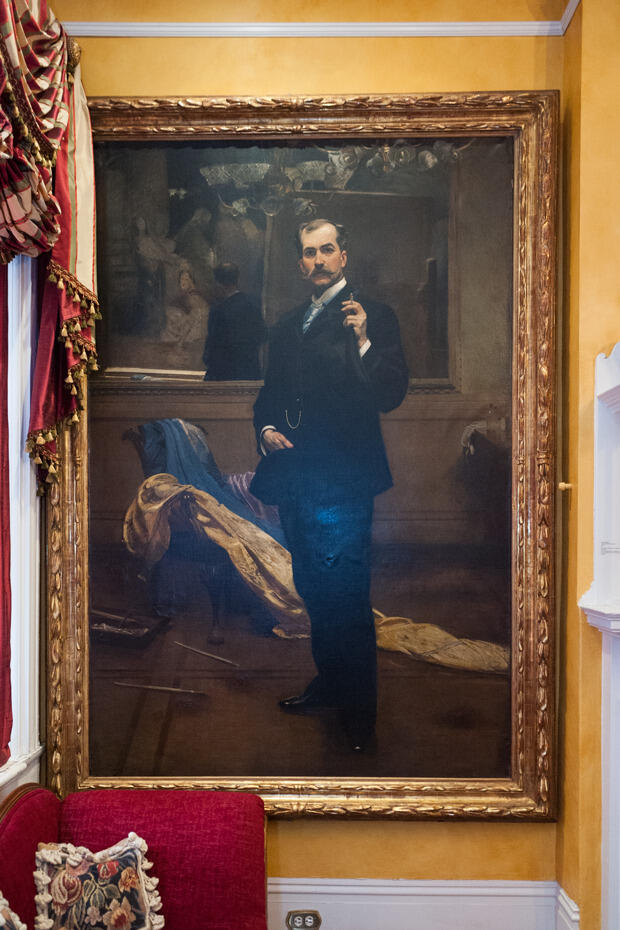 Colonel Abraham Archibald Anderson by German artist Hans Temple