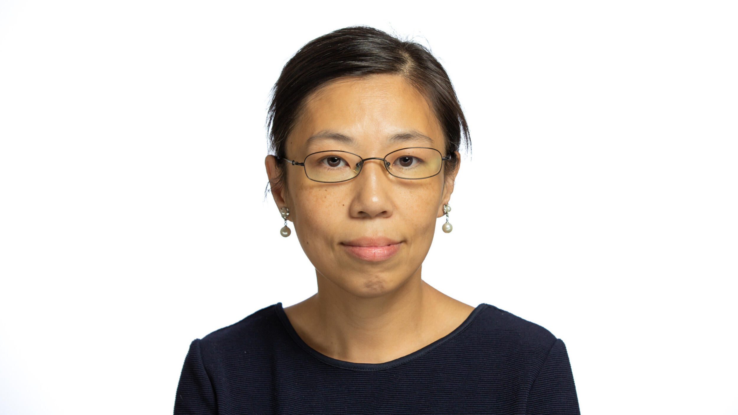 A portrait of a woman from the shoulders up