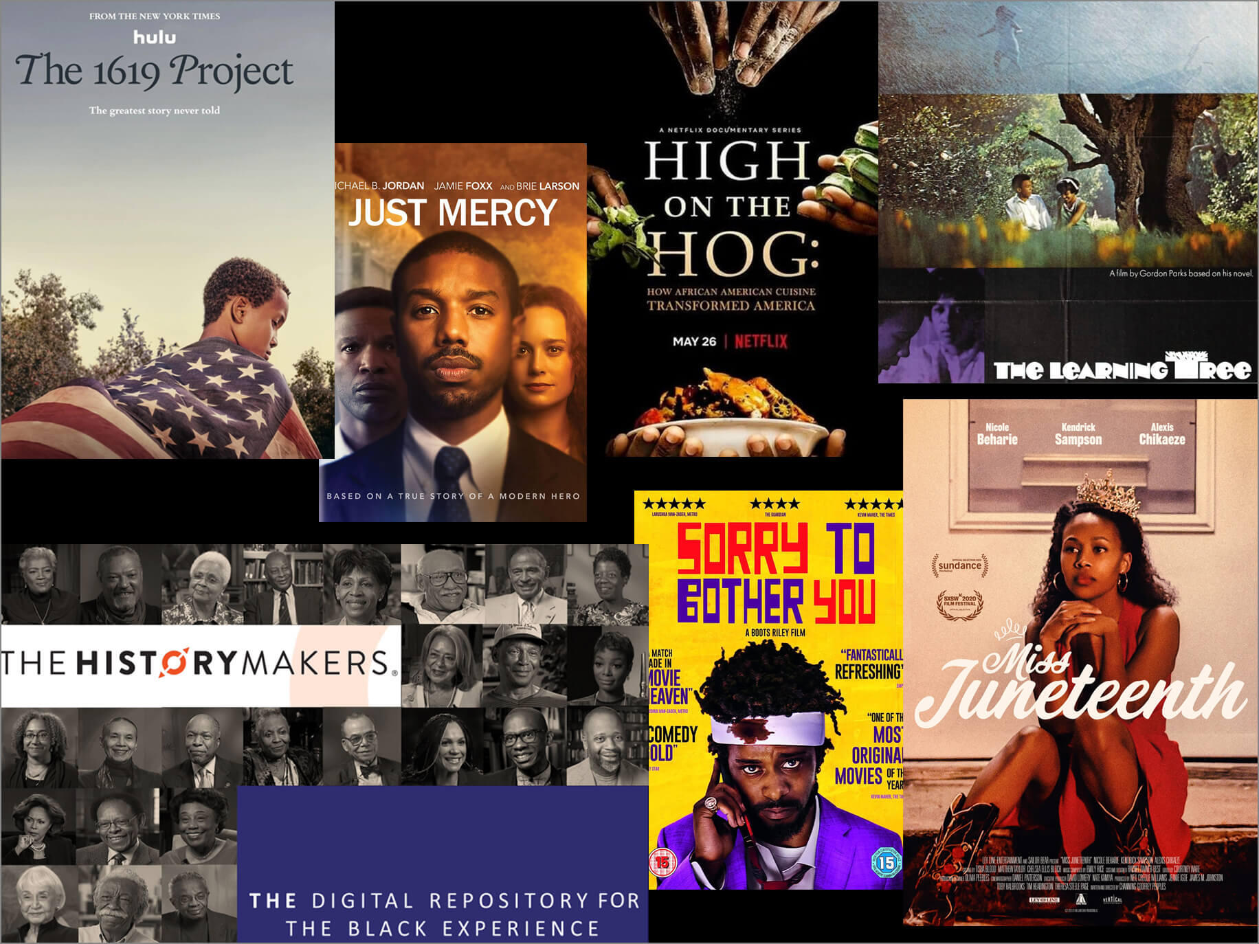 A collage of movie posters