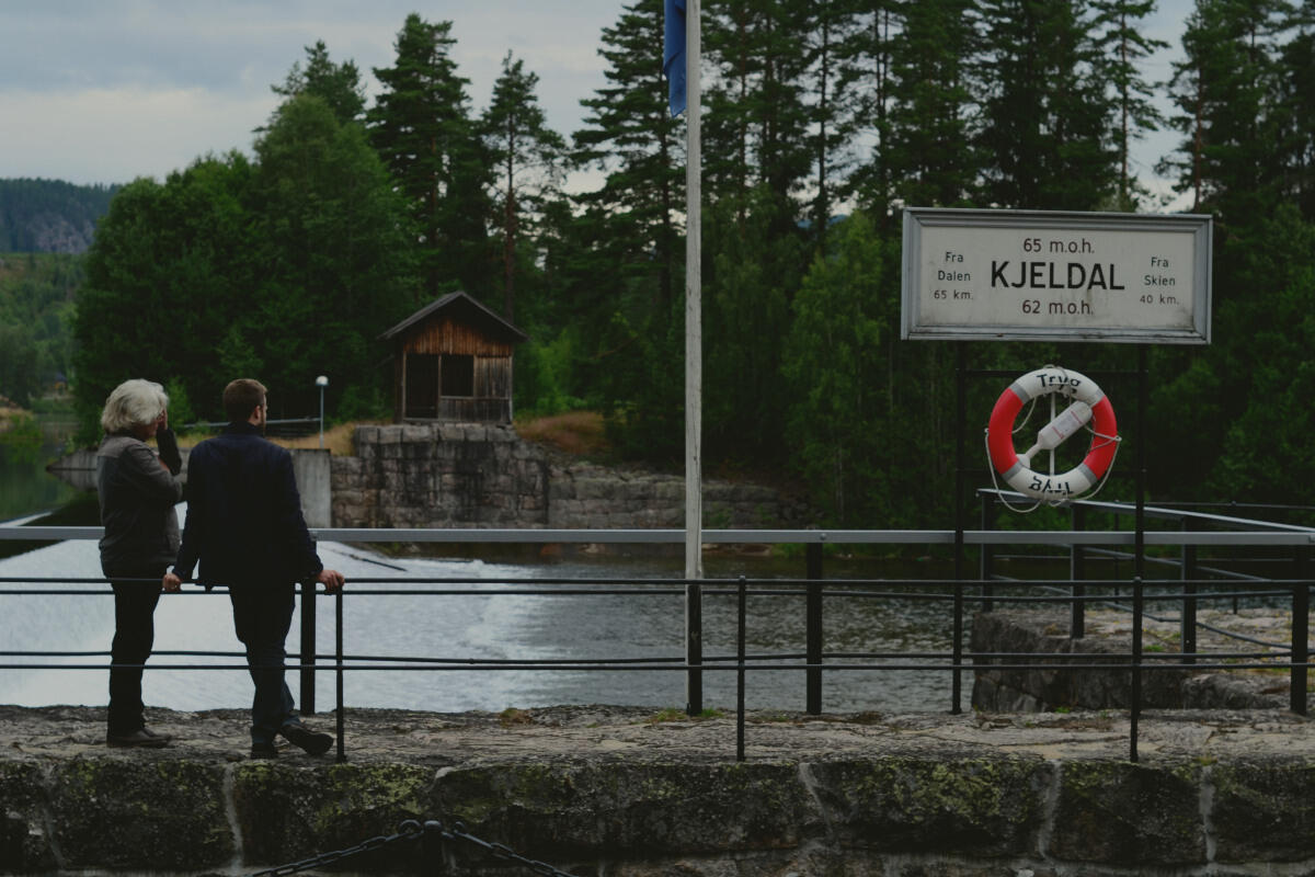 Rob Tregenza and Kirk Kjeldsen survey a location for the film. (Photo courtesy of "Gavagai" production)
