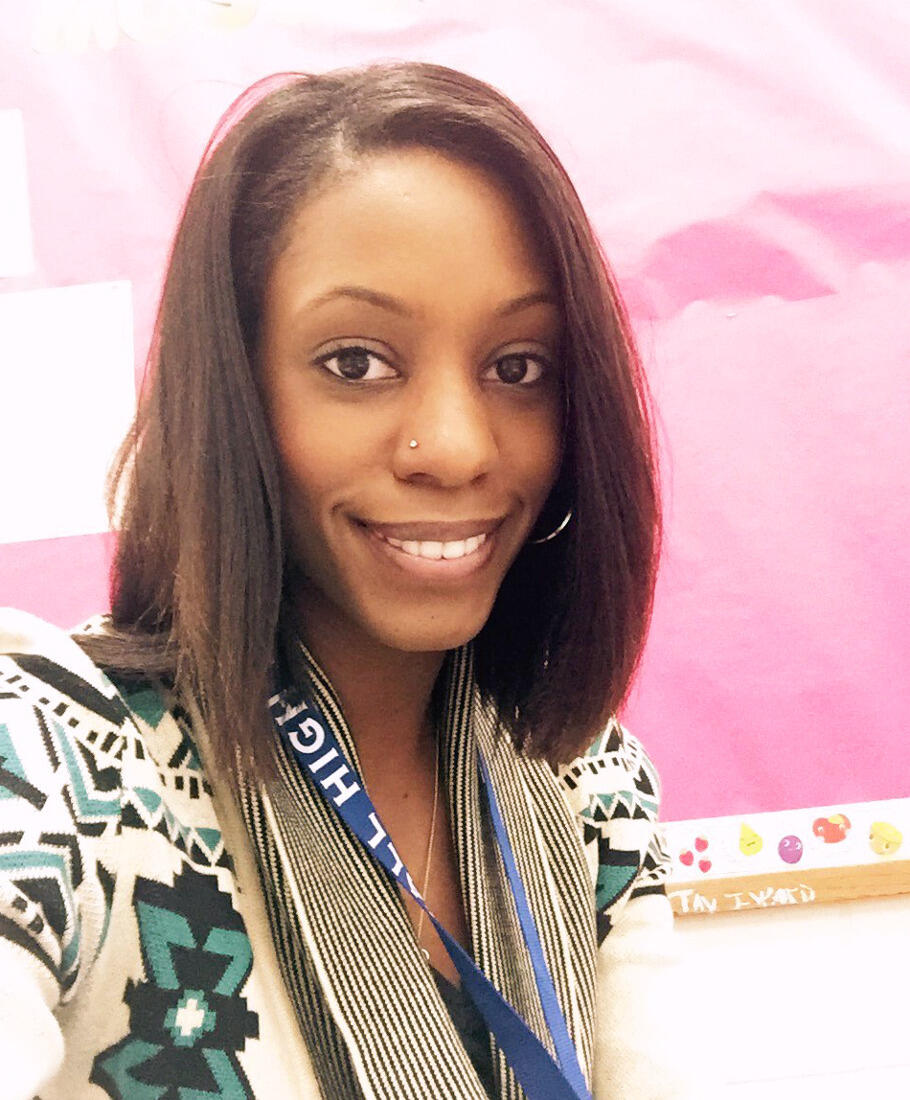 Brittany Jones teaches World History I and Government at John Marshall High School.