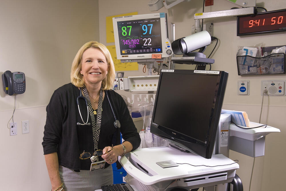 Robin Foster, M.D., chair of the Division of Pediatric Emergency Medicine at Children’s Hospital of Richmond and associate professor of emergency medicine and pediatrics in the VCU School of Medicine.