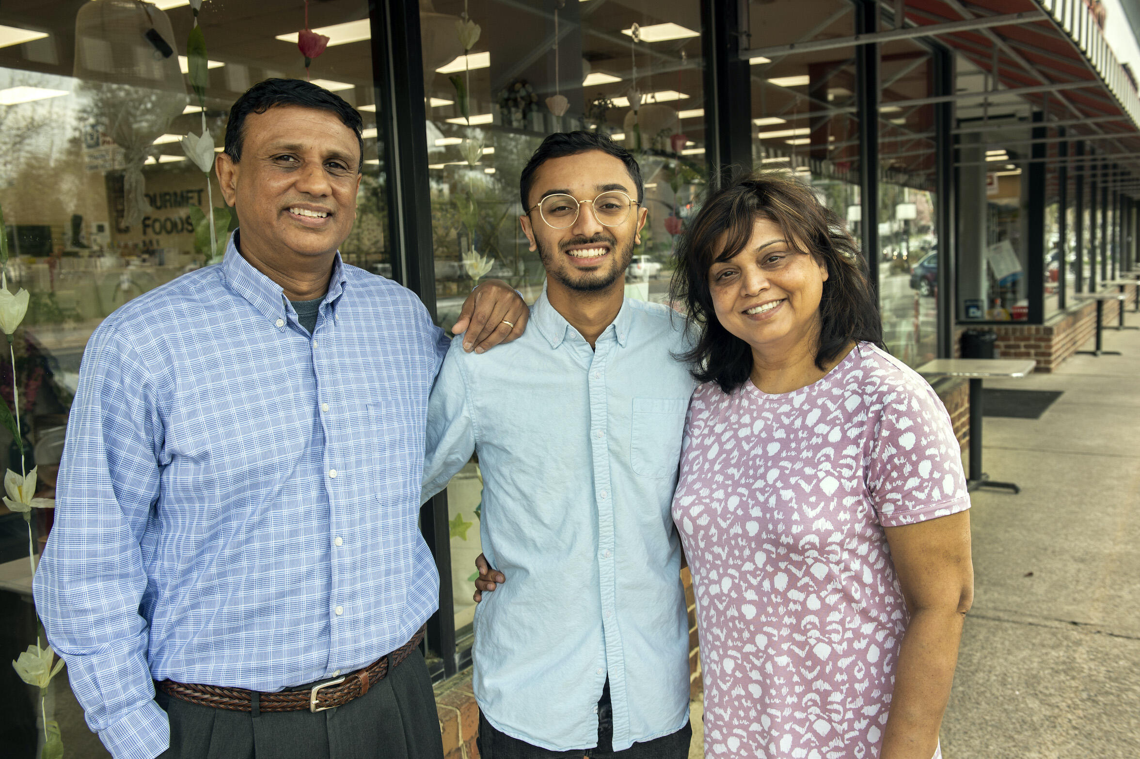 From left: Shubhro Pal, Nathan Pal and Nympha Dalgado.