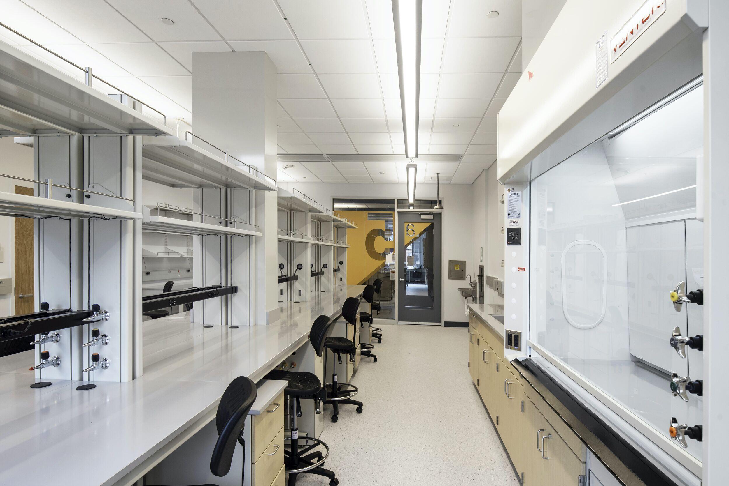 A biomedical engineering lab.