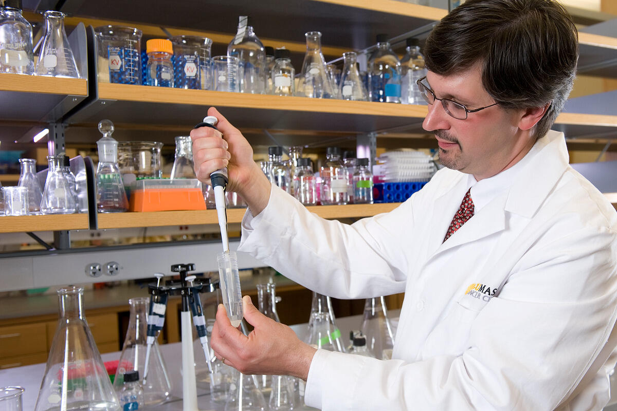 Steven Grossman, M.D., Ph.D., chair of the Division of Hematology, Oncology and Palliative Care in the School of Medicine and Massey Cancer Center.
<br>Photo by VCU University Marketing.