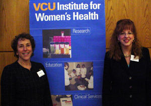 Susan G. Kornstein, M.D., executive director, and Wendy Klein, M.D., senior deputy director, of the VCU Institute for Women's Health