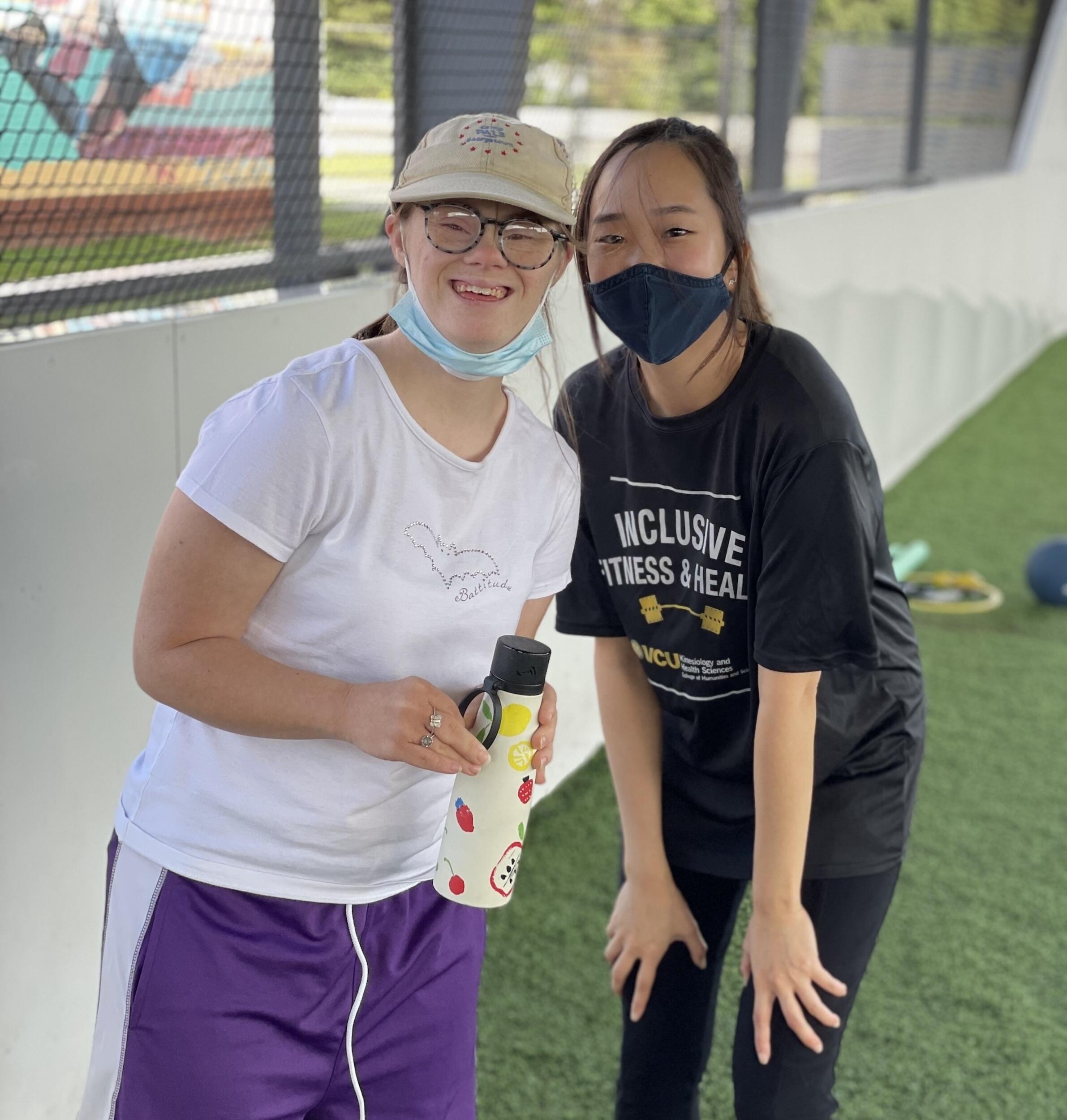 VCU student volunteers and interns work with workout buddies through the nonprofit Jacob's Chance, an organization that aims to enrich the lives of children and young adults with disabilities.