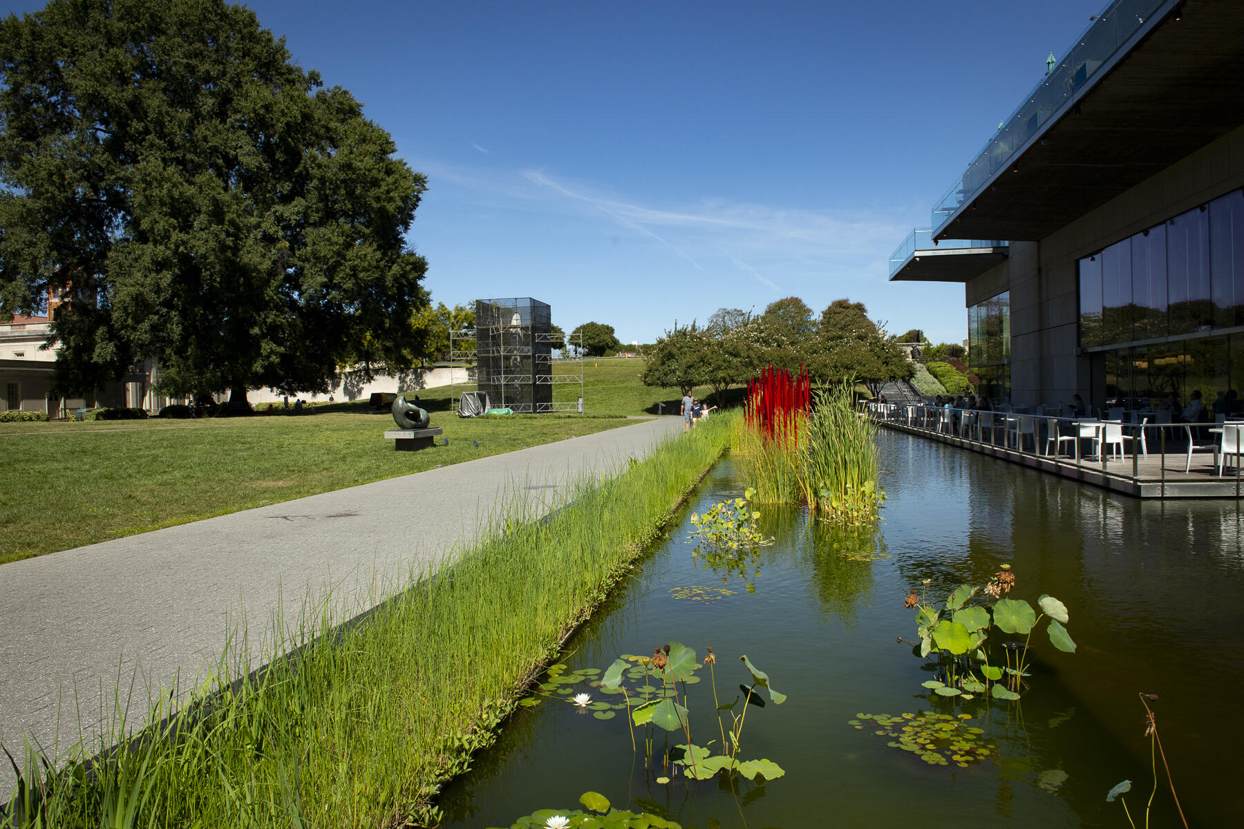 Outside the Virginia Museum of Fine Arts.