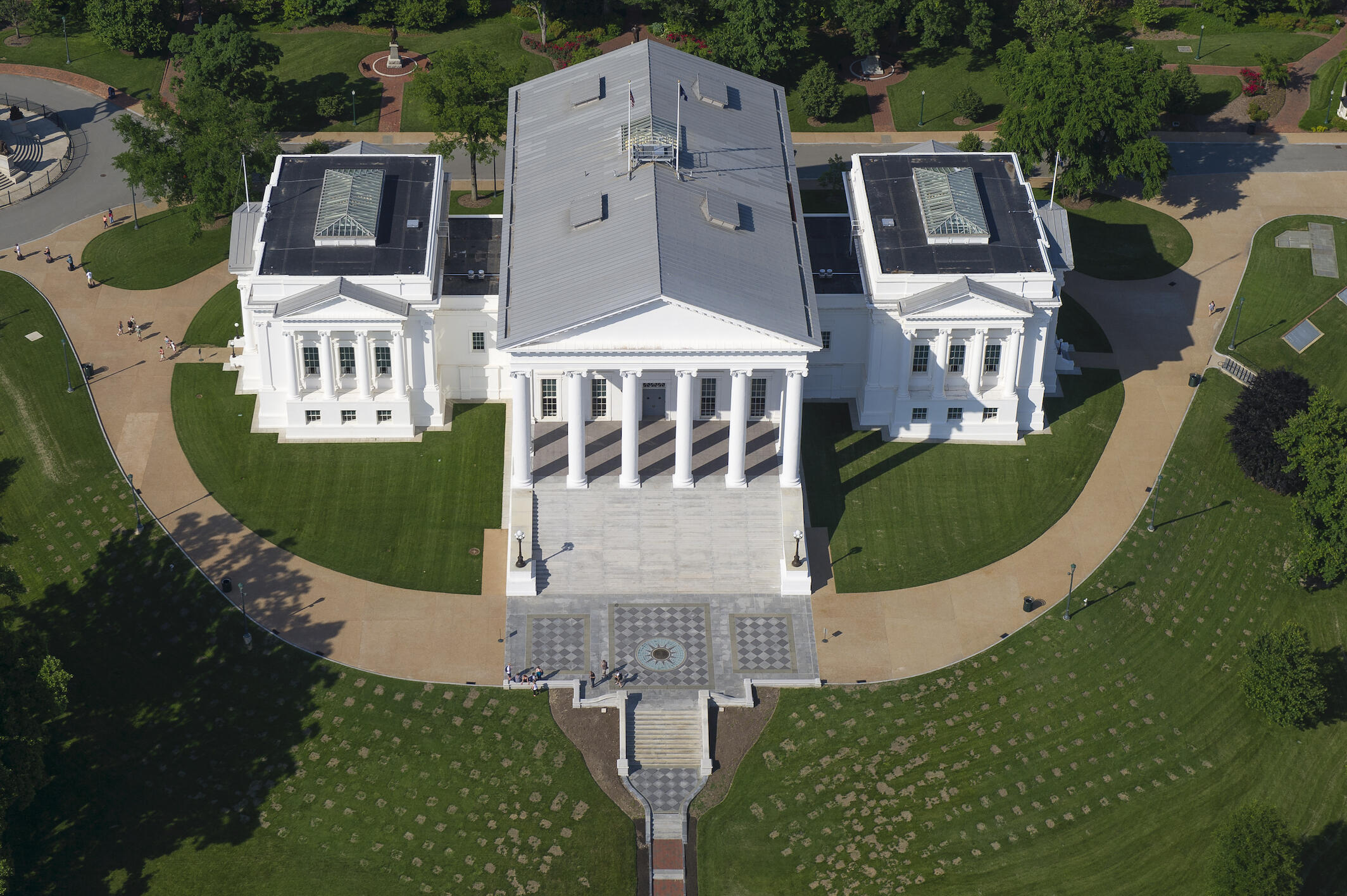 The Virginia Capitol building.
