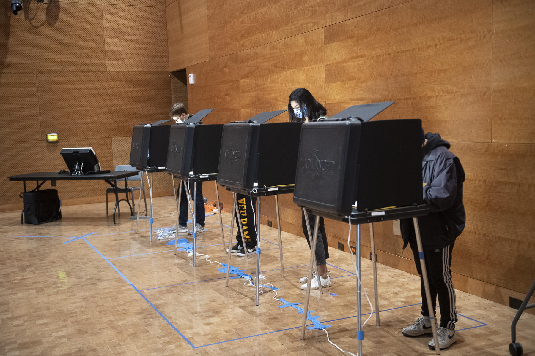 Voting on Election Day 2021 at Virginia Commonwealth University