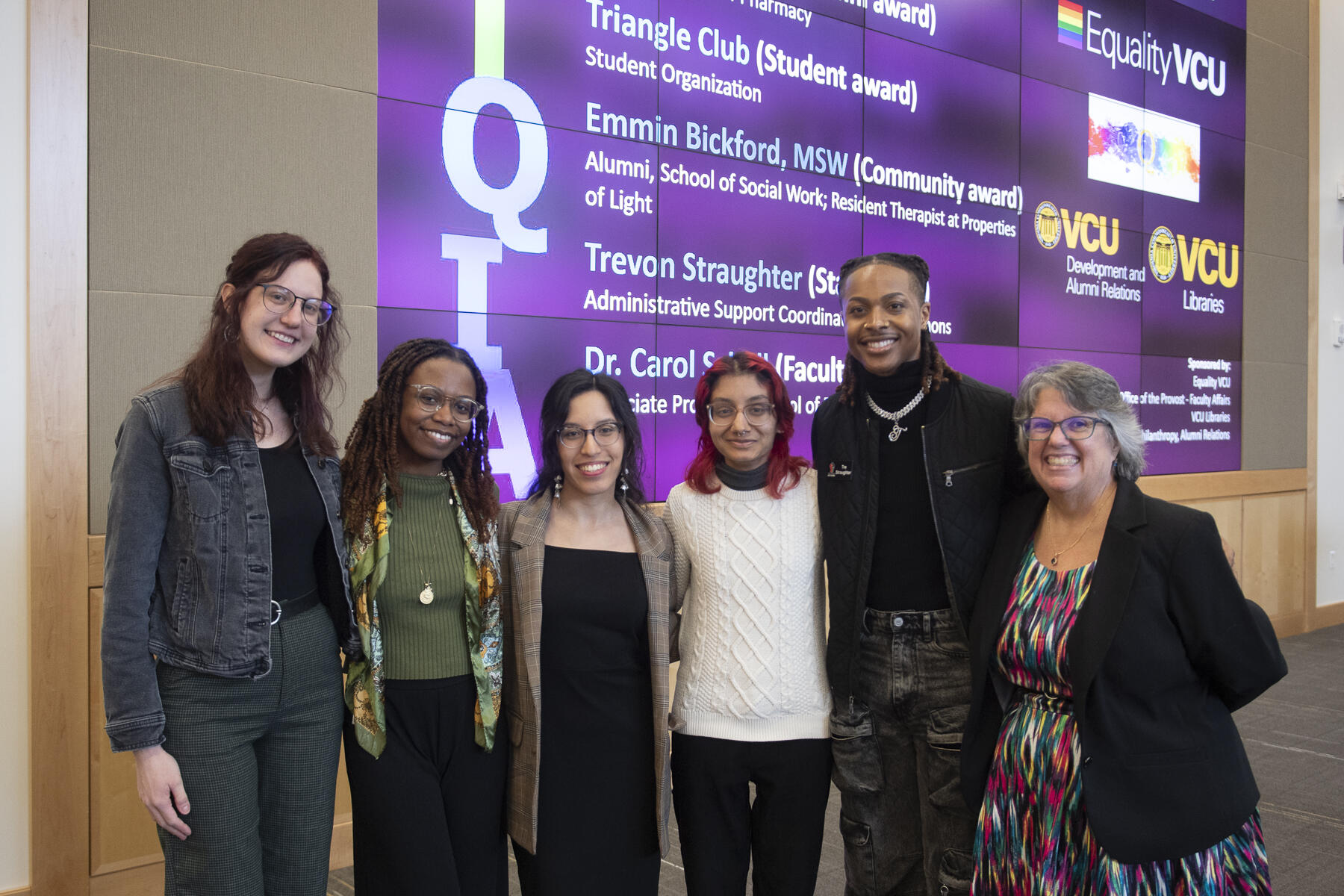 A group photo of six people