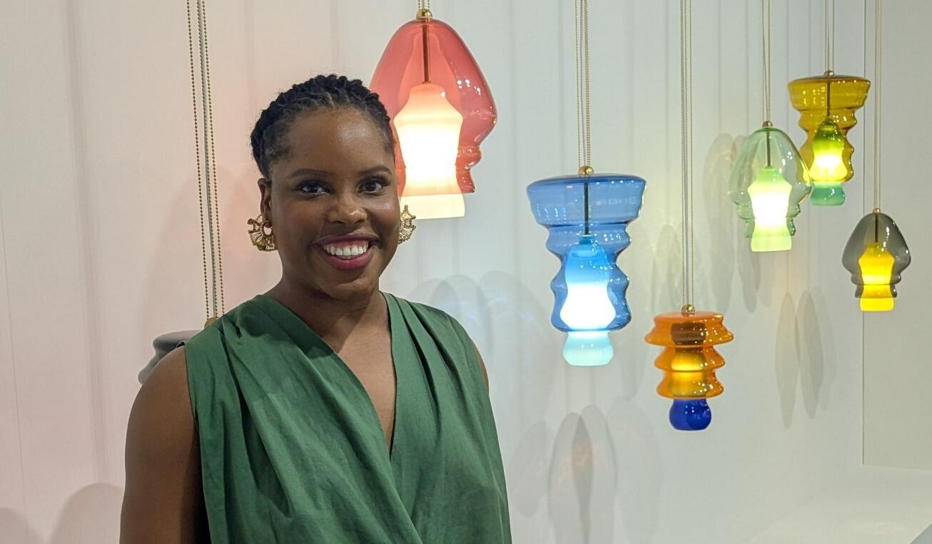 A photo of a woman from the shoulders up