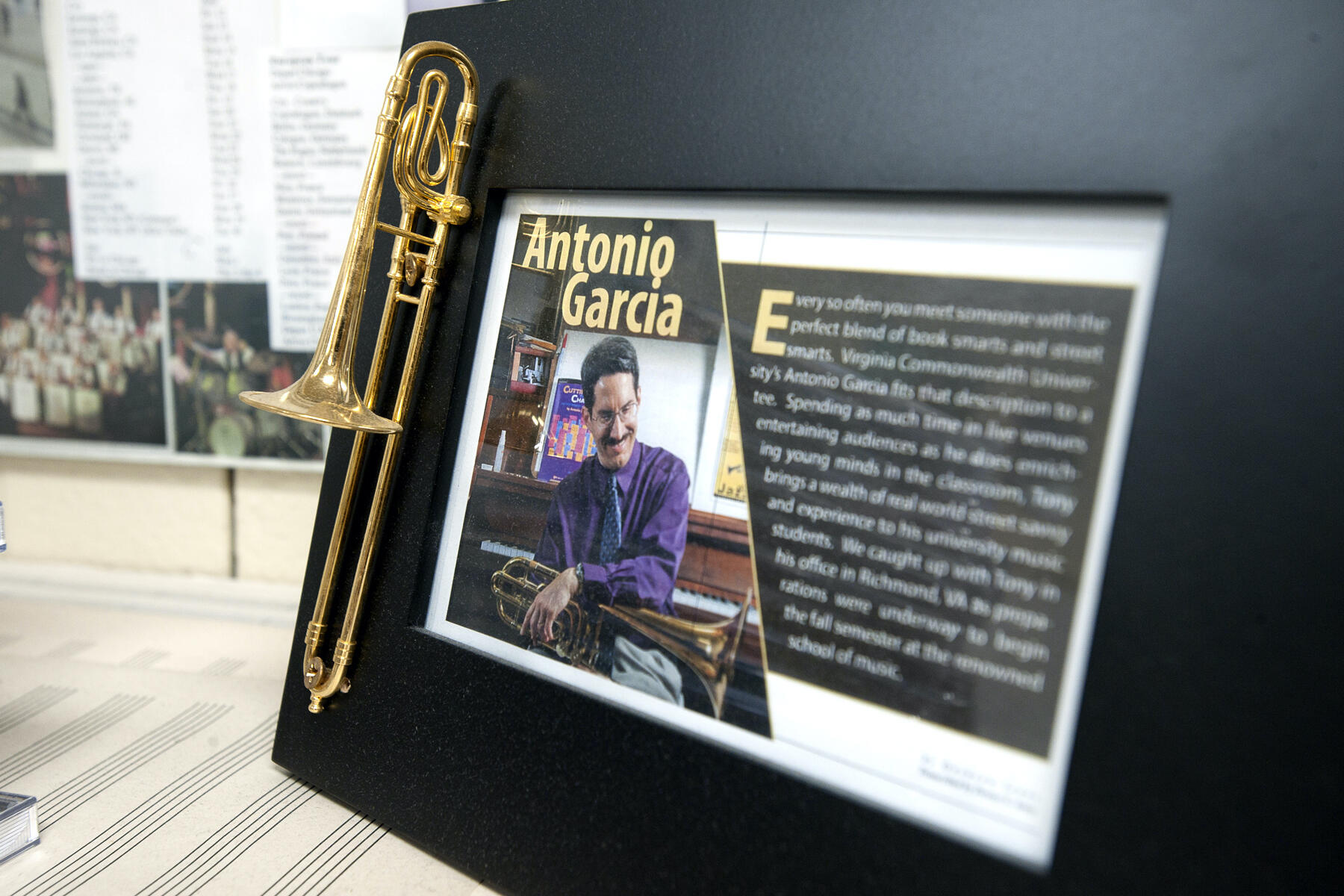 photo of Antonio Garcia in his office