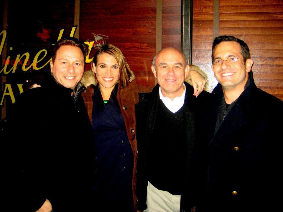 Bryant Mangum, Skip Mangum, Charlotte Wincott and Jeff Wincott at Minetta Tavern in New York City.