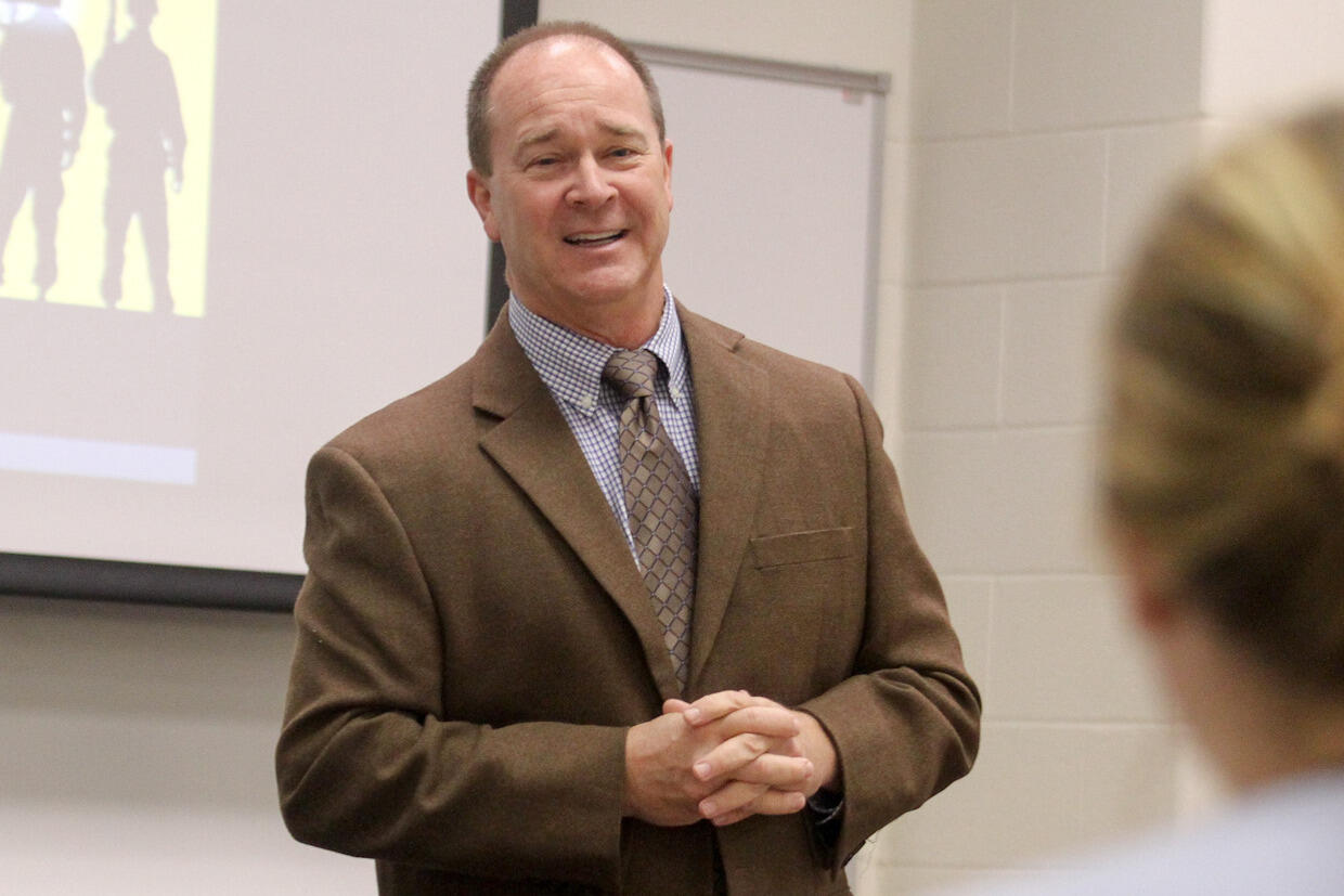 Stephen Ross believes there are likely between 1,000 and 2,000 veterans working on campus. (File photo)