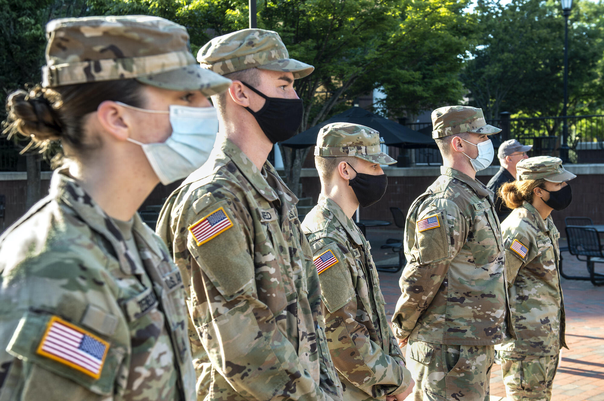 VCU ROTC students at a 9/11 anniversary event.