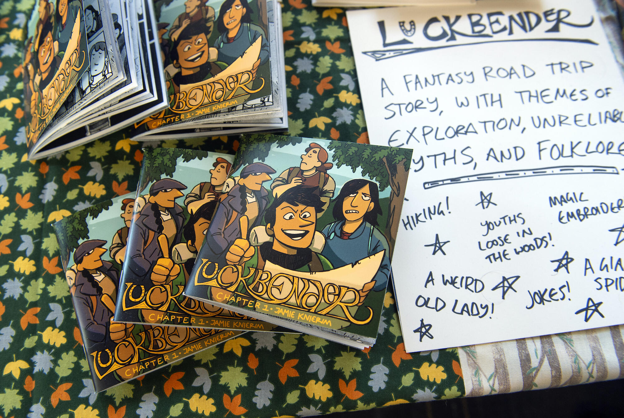 Small books produced by Jamie \"Dodger\" Knierim.