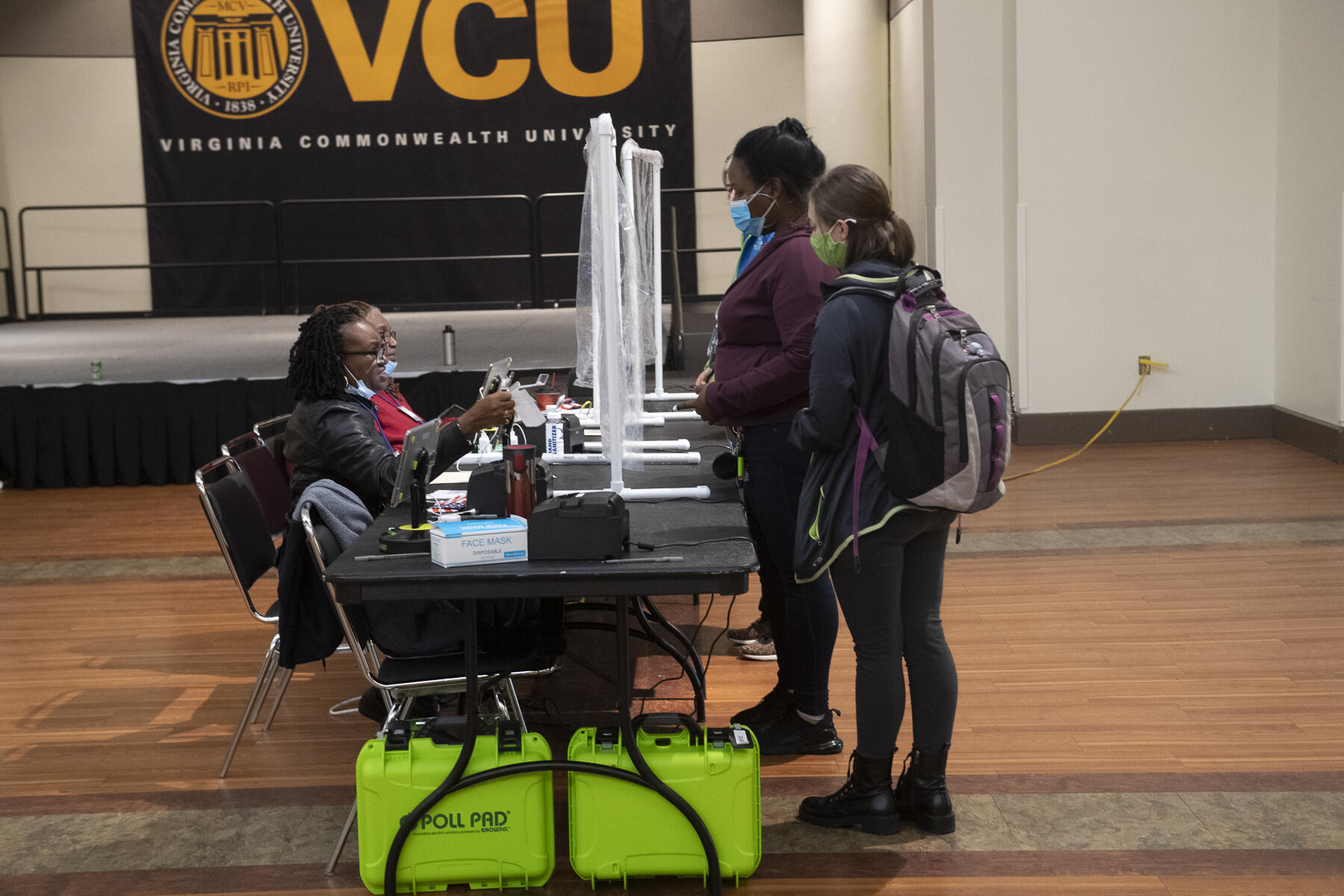 Voting on Election Day 2021 at Virginia Commonwealth University