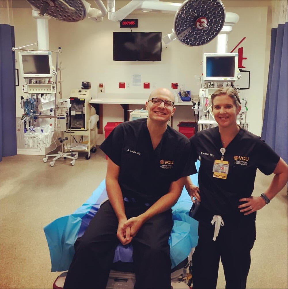 Amir and Stephanie Louka.