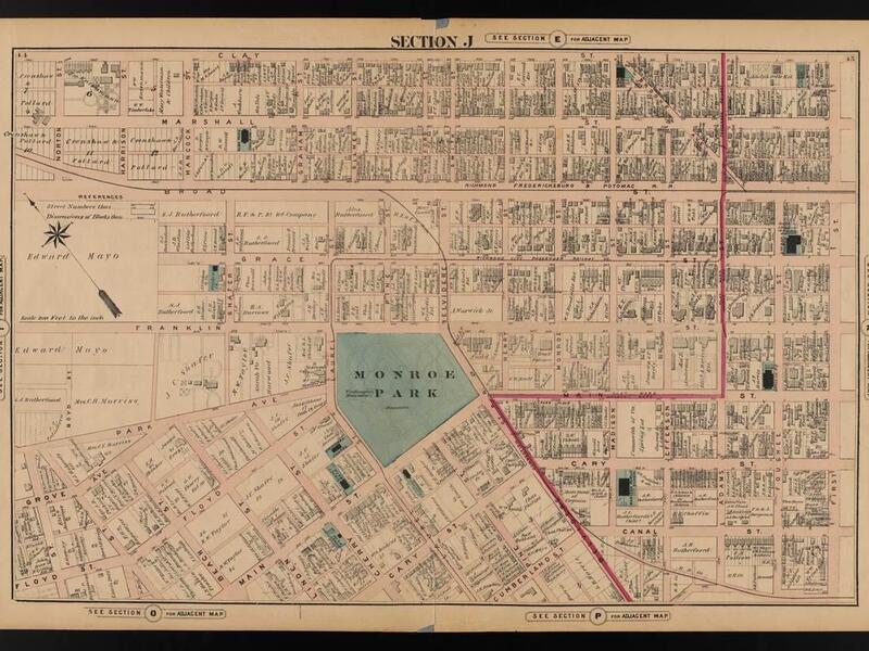 An old map of Richmond