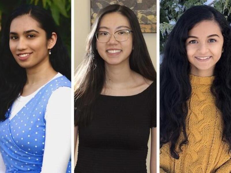 Akhila Kunuthuru, Jennifer Duong and Sneha Gade.