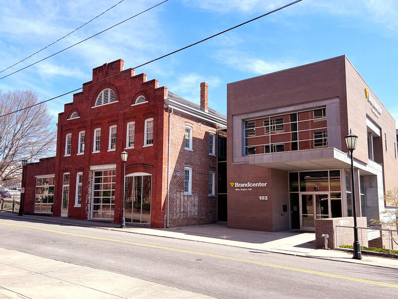 A photo of the Brandcenter buildings from the outside. 