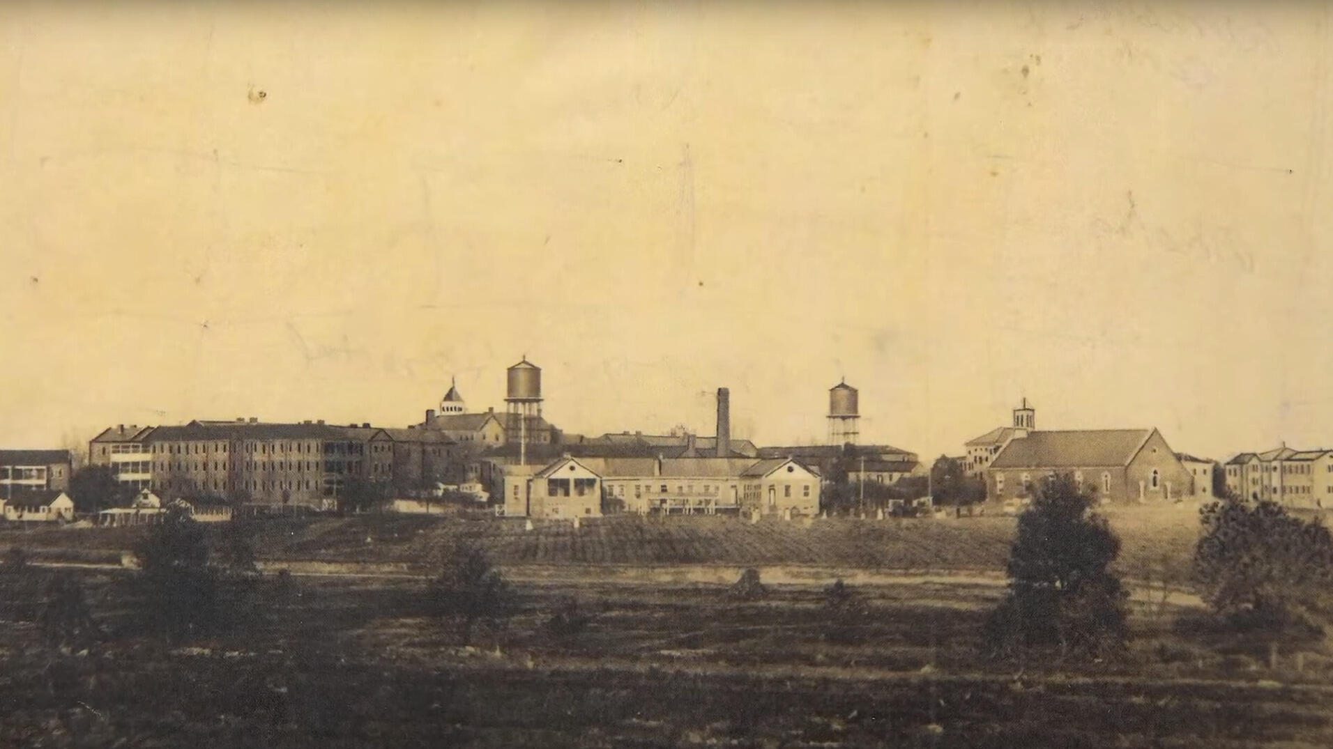 An old photo of Central State Hospital 