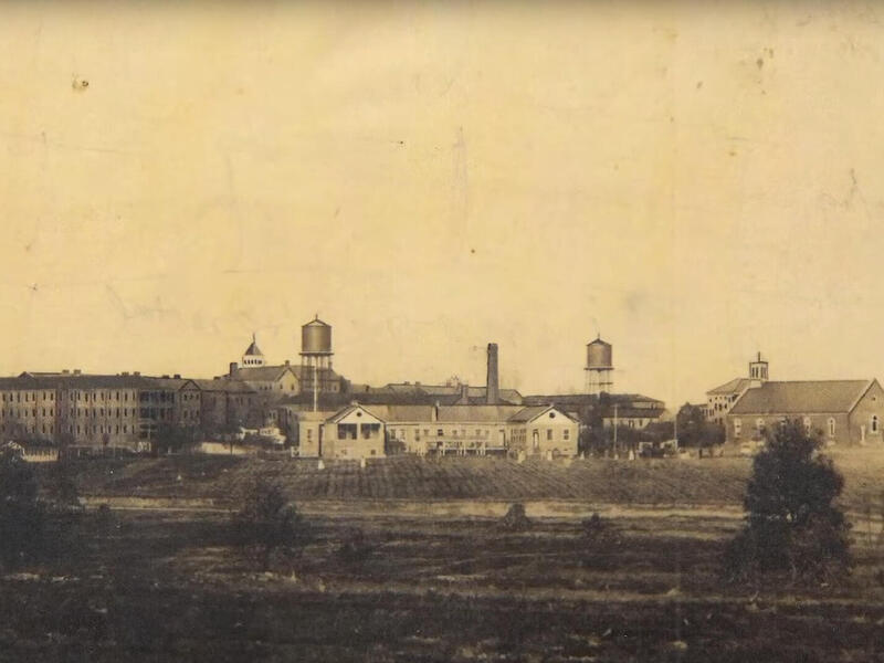 An old photo of Central State Hospital 
