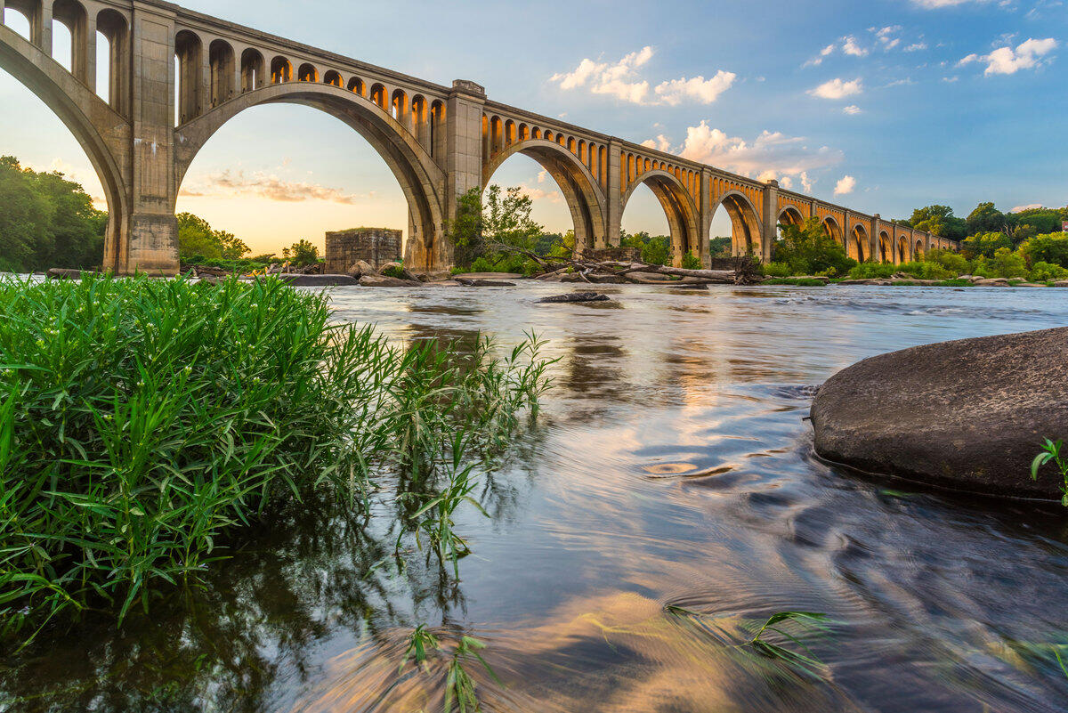 Bridge over the James River. 