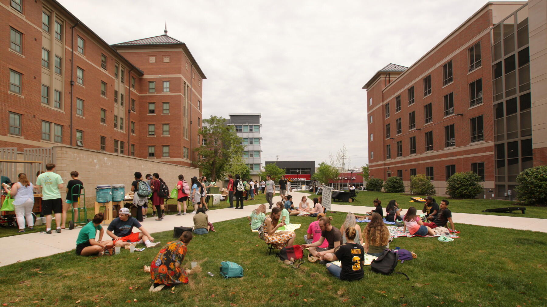 The 2017 Earth Day picnic on VCU's Monroe Park Campus. (File photo)