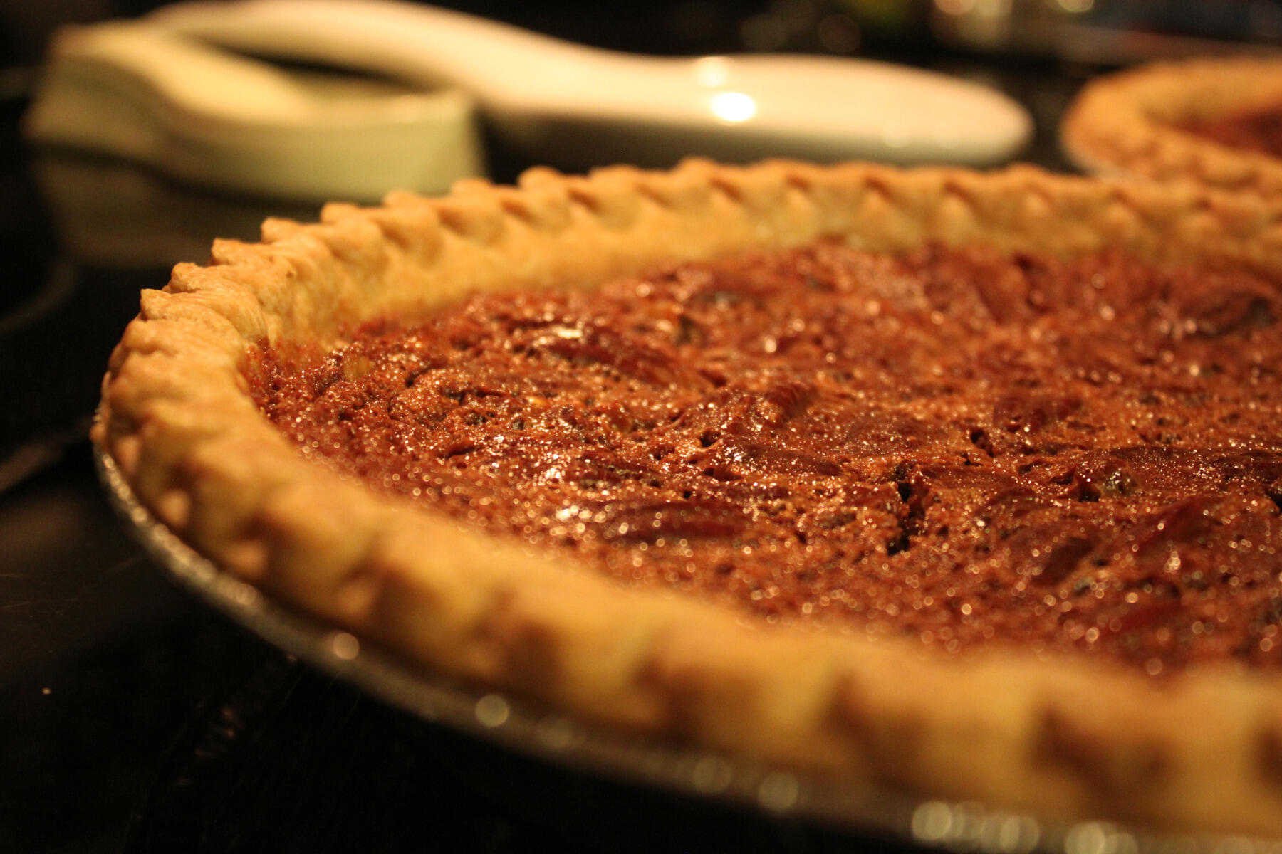 Bourbon chocolate pecan pie