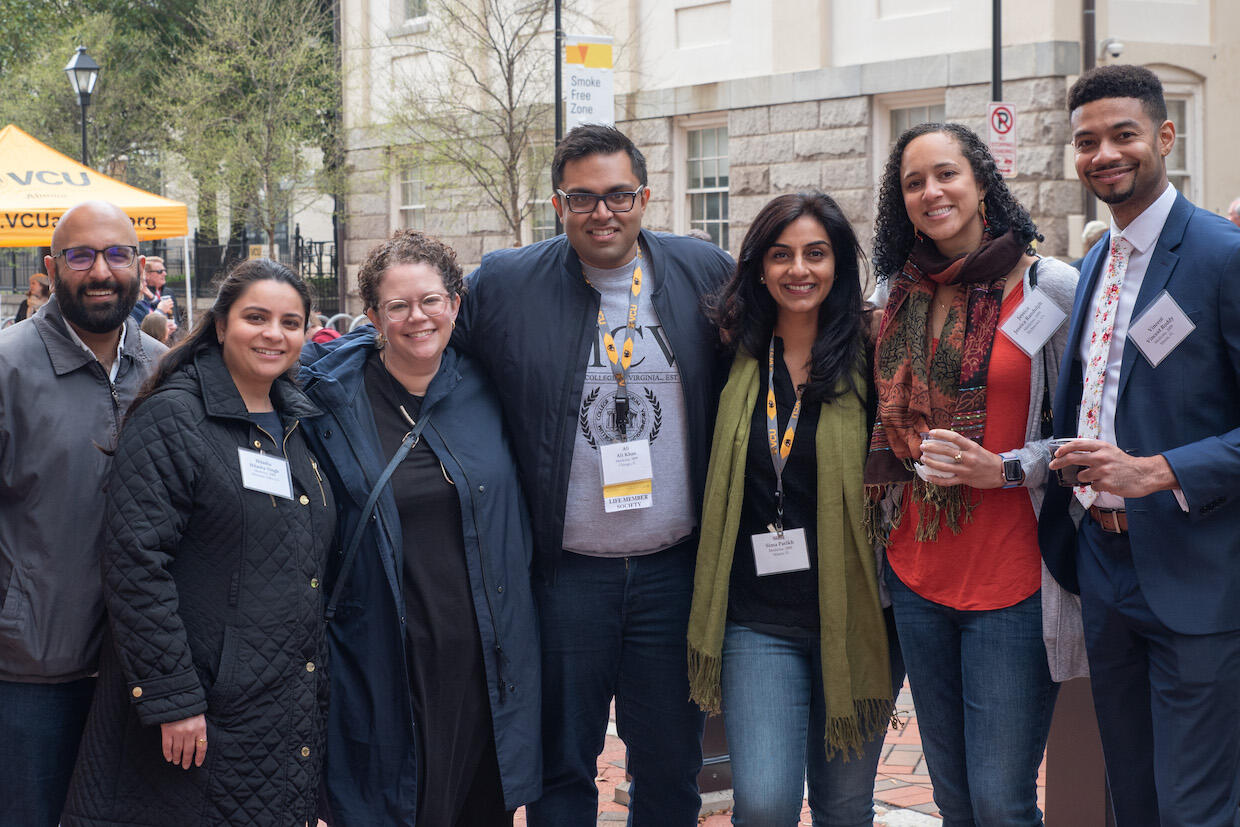 A group of V C U alumni.