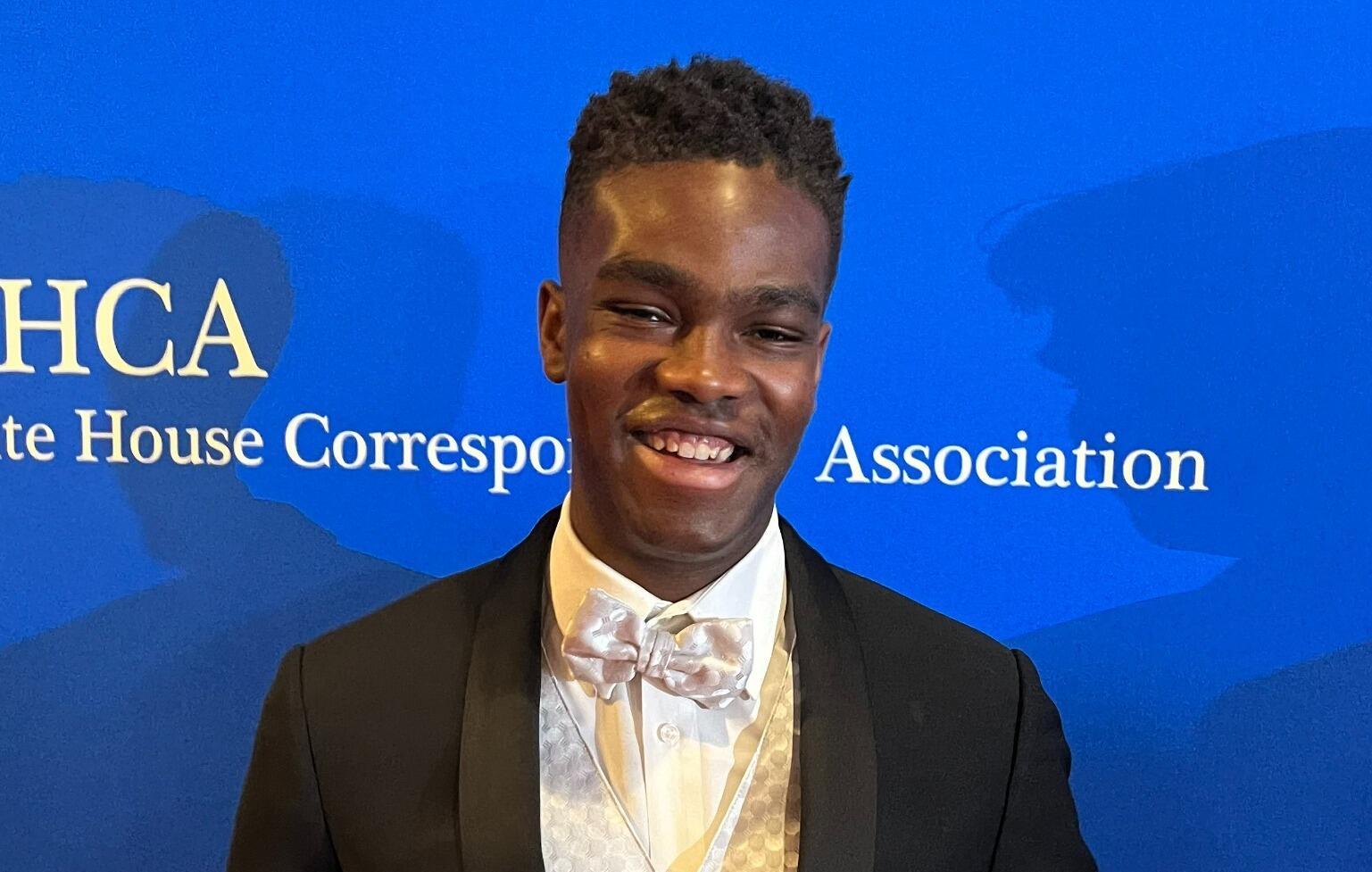 A photo of a man from the chest up