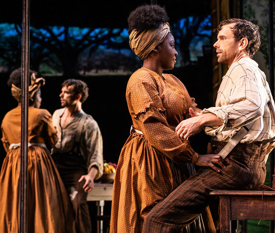 Paul Alexander Nolan and Joaquina Kalukango in \"Slave Play.\"