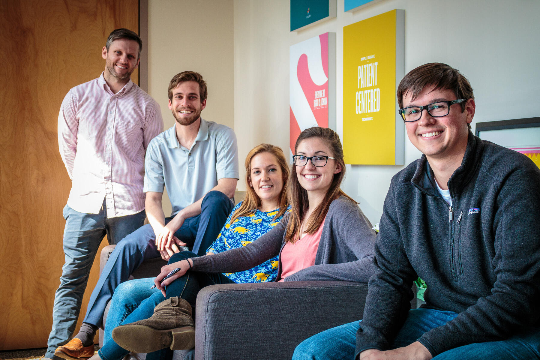 Left to right are Chad Austin, Hunter Byrnes, Zoe Winker, Baylee Mabe and Kelton Rasmussen. (Maneet Deol)