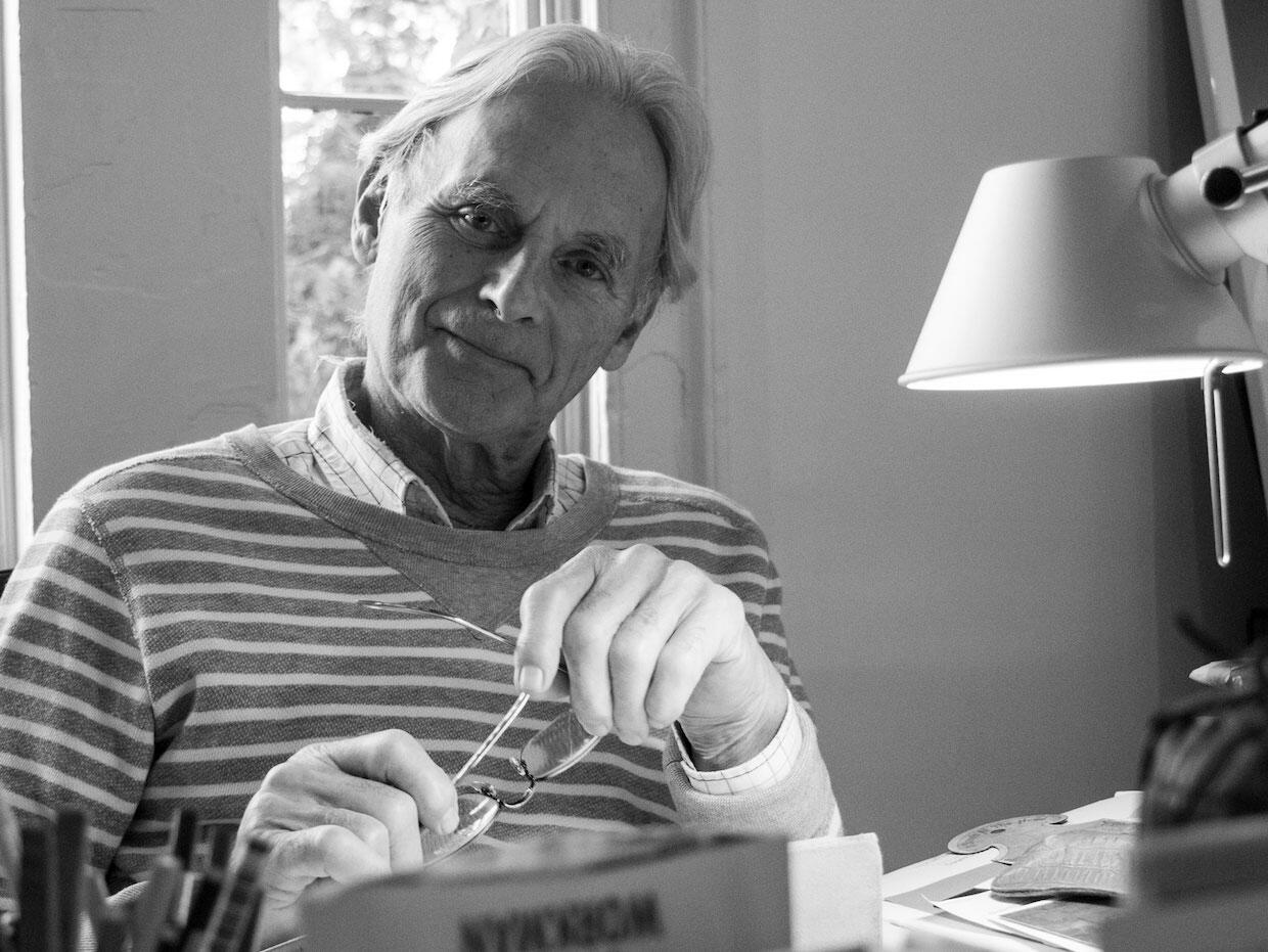 VCU alumnus David Ashton sitting in his office